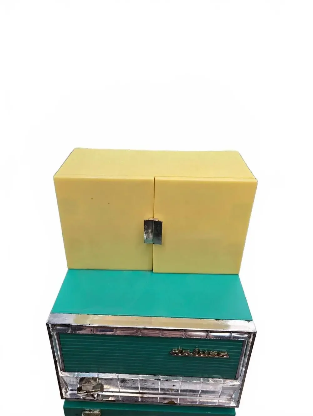 Vtg Barbie Deluxe Reading Toy Refrigerator, Dream Kitchen